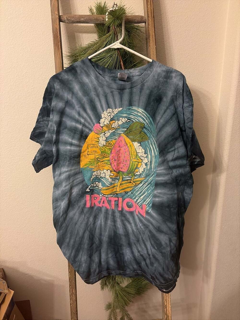 Iration Guava Lane Tie Dye Graphic T-Shirt size XL